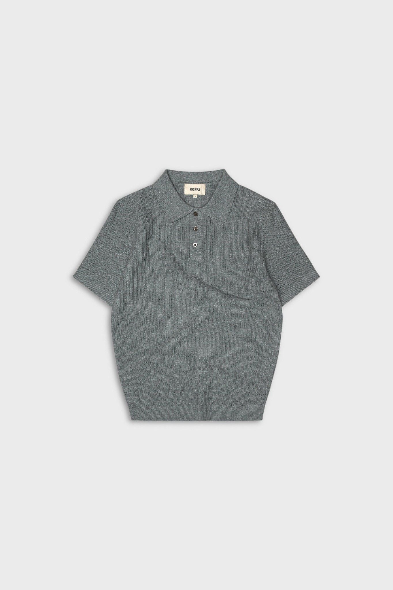 Áo thun có cổ dệt kim