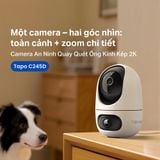  Camera An Ninh Tapo C245D Ống Kính Kép 2K | Quan Sát Cùng Lúc 2 Vùng, Đàm Thoại Hai Chiều 