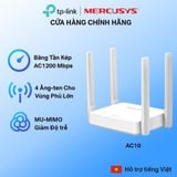  Router Wi-Fi Mercusys AC10 | Wi-Fi 5 AC1200 