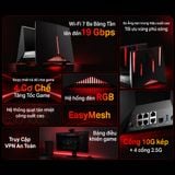  Router WiFi 7 Gaming TP-Link Archer GE800 – BE19000, 19Gbps, Giảm Lag, Cổng 10Gbps 