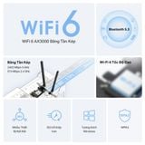  Card Mạng Mercusys MA80XE | Wi-Fi 6 Bluetooth 5.3 