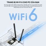  Card Mạng Mercusys MA80XE | Wi-Fi 6 Bluetooth 5.3 