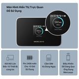  Bộ Phát Wifi 4G Di Động MT115 |  Chuẩn WiFi 6, Pin 2400mAh 