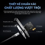  Card Mạng Mercusys MA210E Kết Nối Gigabit Ổn Định | Kiểm Soát Luồng, EEE, Wake-on-LAN 