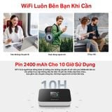  Bộ Phát Wifi 4G Di Động MT115 |  Chuẩn WiFi 6, Pin 2400mAh 