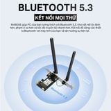  Card Mạng Mercusys MA80XE | Wi-Fi 6 Bluetooth 5.3 