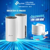 Wi-Fi Mesh TP-Link Deco E4 (2-pack) | Wi-Fi 5, Dành Cho Gia đình Chuẩn AC 1200Mbps 