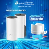  Wi-Fi Mesh TP-Link Deco M4(2-pack) | Wi-Fi 5, Chuẩn AC 1200Mbps Dành Cho Gia Đình 