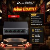  [HÀNG THANH LÝ] Switch PoE TP-Link LS105LP | 5 Cổng 10/100Mbps, 4 Cổng PoE+ 41W, Truyền Xa 250m 