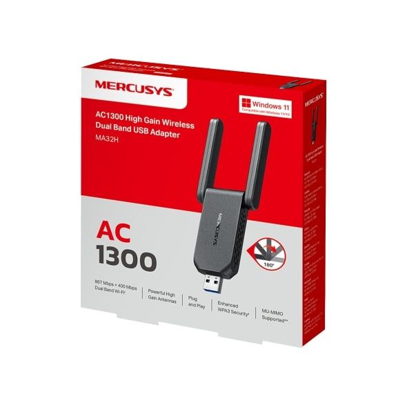  USB Wi-Fi Mercusys MA32H | Wi-Fi 5 