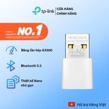  USB Mercusys MA60XNB AX900 WiFi 6 + Bluetooth 5.3 | Nano Siêu Nhỏ, Kết Nối 2 Trong 1 