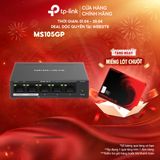  Switch Mercusys MS105GP | 5 Cổng 10/100/1000 Mbps 
