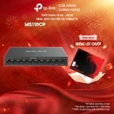  Bộ Chia Mạng Mercusys MS110CP | 8 Cổng 10/100 Mbps, 2 Cổng Gigabit, Truyền Xa 250m 