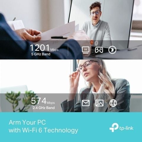  [HÀNG THANH LÝ] USB Wi-Fi TP-Link Archer TX35U Plus | Wi-Fi 6 