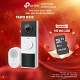  Camera Chuông Cửa | Tapo D210/Tapo D205 | 2K 