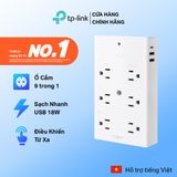  Ổ Cắm Thông Minh TP-Link Tapo P306 9in1 Điều Khiển Bằng Giọng Nói 