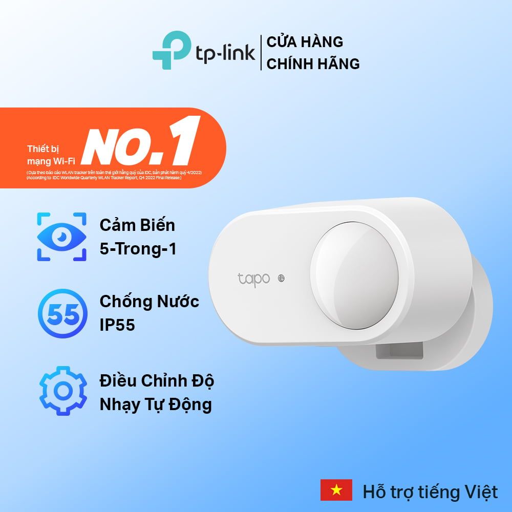  Cảm Biến Người Thông Minh TP-Link Tapo T150 | 5 Trong 1, Chuẩn IP55 