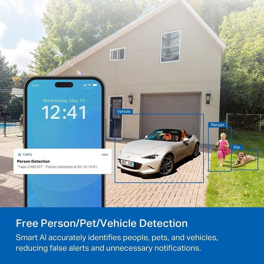  Camera Ngoài Trời Tapo C460 KIT | 4K 