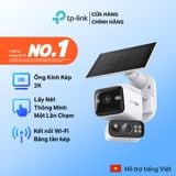  Camera An Ninh Wi-Fi Năng Lượng Mặt Trời Tapo C645D KIT | Hai Ống Kính 