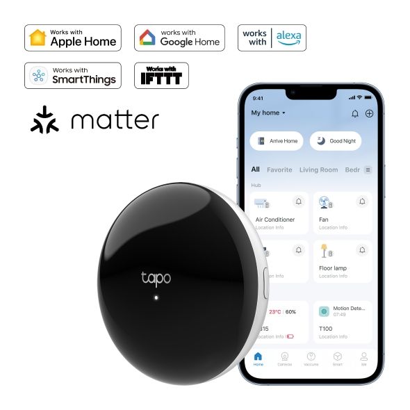  Tapo H110 Hub IR & IoT | Điều Khiển Nhà Thông Minh, Hỗ Trợ Matter, Quản Lý 8.000+ Thiết Bị 