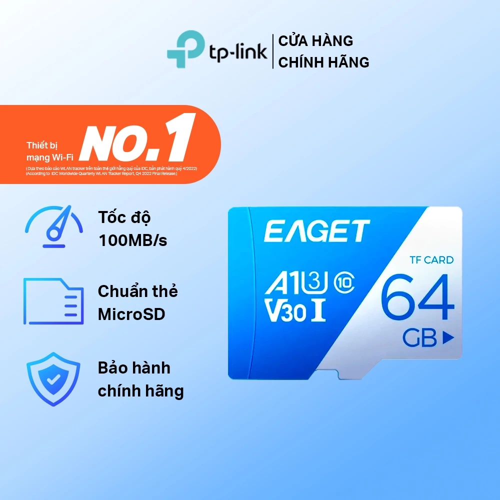  Thẻ nhớ MicroSD Eaget 32GB cho camera 