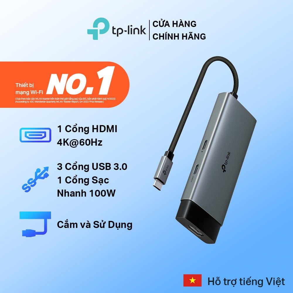  Hub USB Type-C TP-Link UH5020C 6 Cổng 