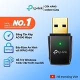  [HÀNG THANH LÝ] Bộ Chuyển Đổi USB Wi-Fi TP-Link Archer T2U | Wi-Fi 5, Tốc Độ 600Mbps 
