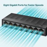  [HÀNG THANH LÝ] Switch TP-Link LS1008G | 8 Cổng 10/100/1000Mbps 