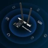  [HÀNG THANH LÝ] Card Mạng Mercusys MA30E | Wi-Fi 5 Bluetooth 5.0 