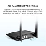  [HÀNG THANH LÝ] Router TP-Link TL-MR100 4G LTE | Wi-Fi Chuẩn N 