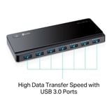  [HÀNG THANH LÝ] Bộ Hub Chia Cổng TP-Link UH700 | 7 Cổng USB 3.0 Tốc Độ 5Gbps, Cấp Nguồn Sạc Nhanh 