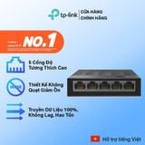  [HÀNG THANH LÝ] Switch TP-Link LS1005G | 5 Cổng 10/100/1000Mbps 