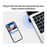  [HÀNG THANH LÝ] USB Wi-Fi Mercusys MA14N | Wi-Fi 6 