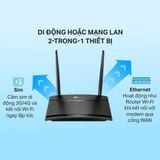  [HÀNG THANH LÝ] Router TP-Link TL-MR100 4G LTE | Wi-Fi Chuẩn N 