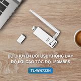  [HÀNG THANH LÝ] USB Wi-Fi TP-Link TL-WN722N V4 | Wi-Fi N 