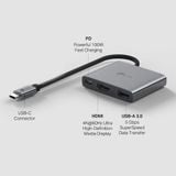  [HÀNG THANH LÝ] Bộ Hub Chia Cổng TP-Link UH3020C | HUB USB Chuyển Đổi 3, Sạc Nhanh 100W, HDMI Xuất Hình Ảnh 4K60Hz 