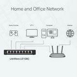  [HÀNG THANH LÝ] Switch TP-Link LS108G | 8 Cổng 10/100/1000Mbps 
