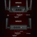  Router Wi-Fi Mercusys MR60X | Wi-Fi 6 AX1500 