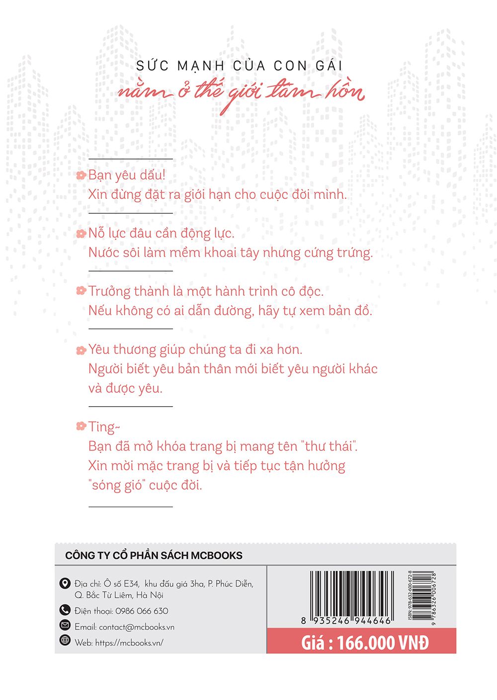  Sức mạnh của con gái nằm ở thế giới tâm hồn 