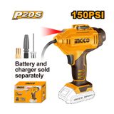  Máy bơm hơi lốp xe ô tô dùng pin 20V (không kèm pin và sạc) CACLI2018 