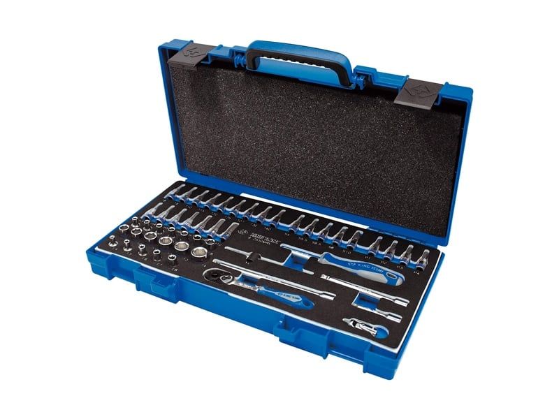  1/4″ Bộ tuýp lục giác 50 chi tiết Kingtony 2550MRV 