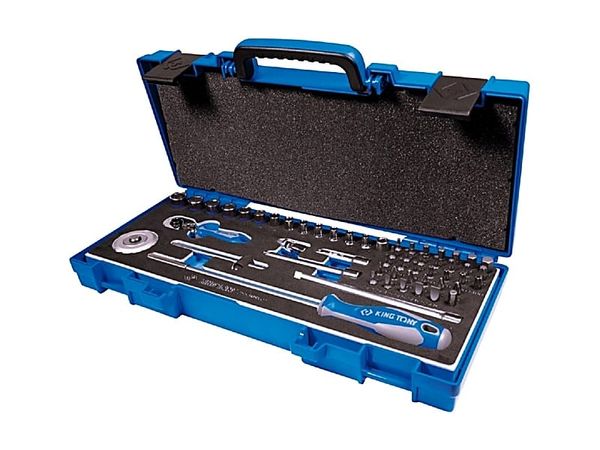  1/4″ Bộ tuýp lục giác 55 chi tiết Kingtony 2553MRV01 