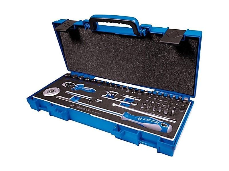  1/4″ Bộ tuýp lục giác 55 chi tiết Kingtony 2553MRV01 