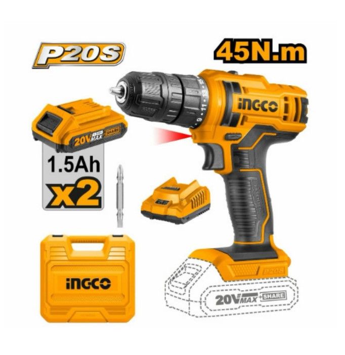  Máy khoan dùng pin Lithium 20V INGCO CDLI20028 