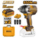  Máy siết bu lông dùng pin 20V-850Nm INGCO CIWLI2085 