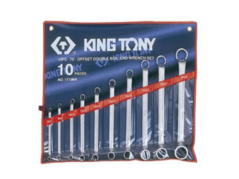  Bộ Cờ Lê Hai Đầu Vòng 10 Cái Kingtony 1710MR (6-32mm) 