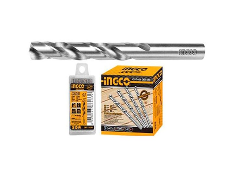  4.5x80mm Mũi khoan kim loại M2 HSS 10 chi tiết INGCO DBT1110451 