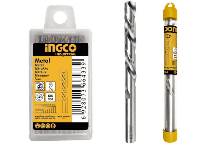  5.5x93mm Mũi khoan kim loại M2 HSS 10 chi tiết INGCO DBT1110551 