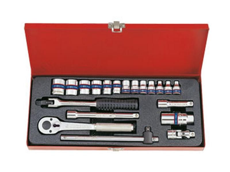  3/8'' Bộ Tuýp 20 Chi Tiết Hệ Mét Kingtony 3020Mr02 