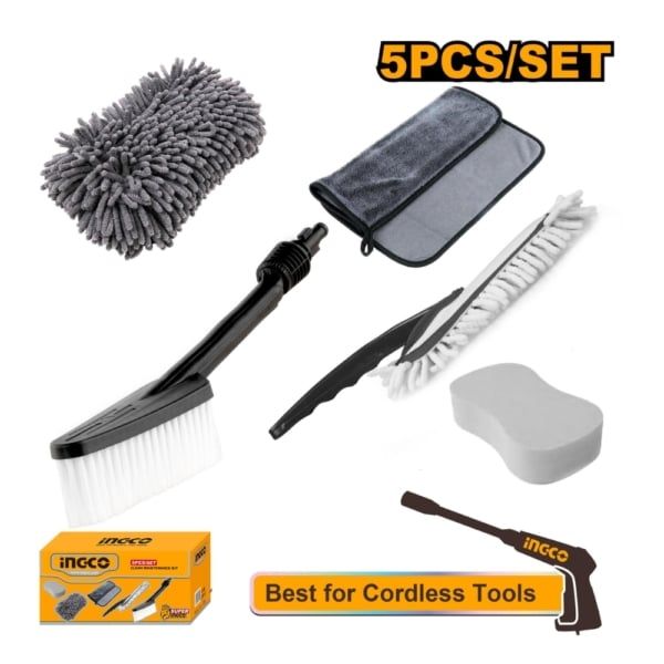  Bộ 5 món dụng cụ vệ sinh xe INGCO AMGF0501 